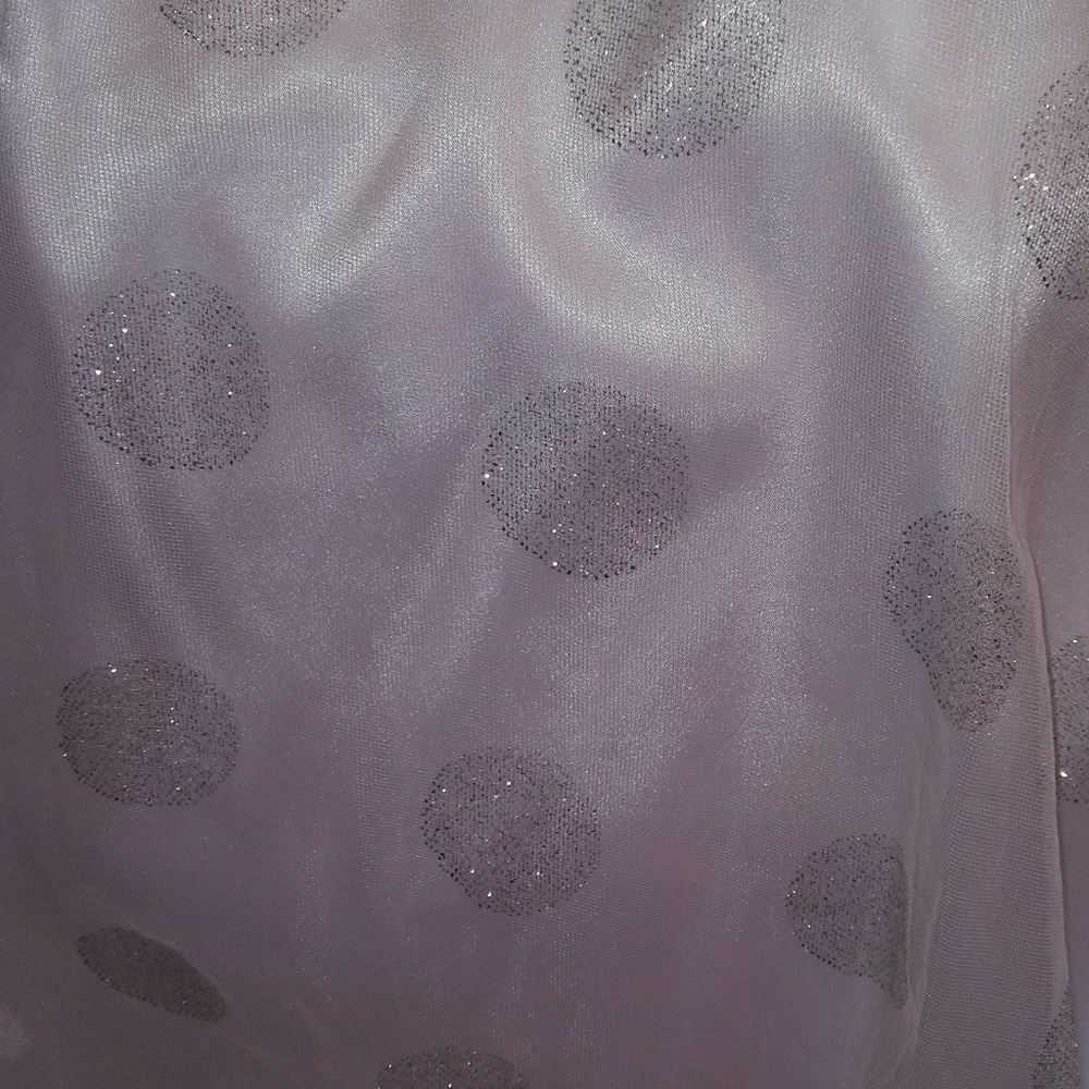 🔥PRICE DROP🔥skirt w/silver glittery dots - Picture 2 of 6